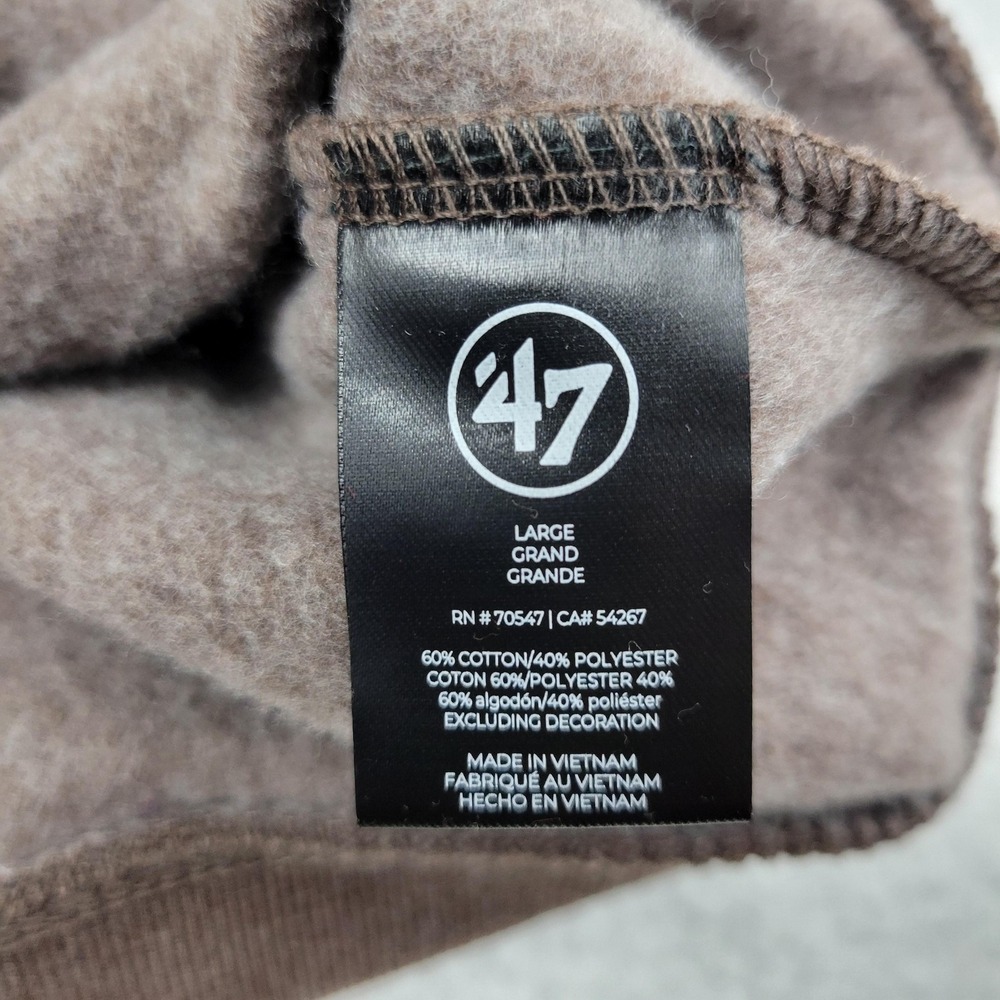 Cleveland Browns‎ Hoodie Womens Large NFL Football Pullover 47 Brand - Picture 8 of 9